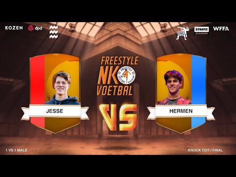 Heren Finale - Jesse Marlet vs Hermen Voerknecht - NK Freestyle Voetbal 2021