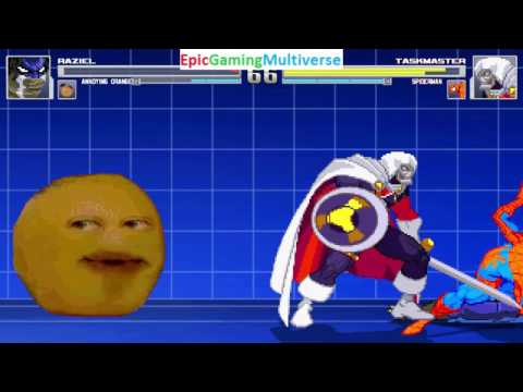 Spider-Man And Taskmaster VS Raziel And The Annoying Orange In A MUGEN Match / Battle / Fight