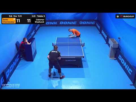 13:15 Serhii Cherniavskyi  - Liubomyr Sheshurak 06.08.2023 TT Euro.Cup Ukraine Star. TABLE 3