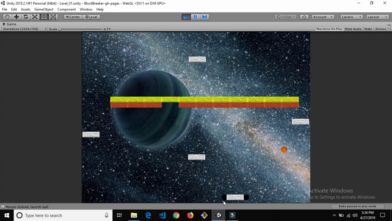Block Breaker Game In Unity Engine | Source Code & Projects
