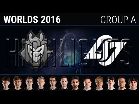 G2 VS CLG Higlights ( S6 World Championship 2016 - Group A - Day 1 )