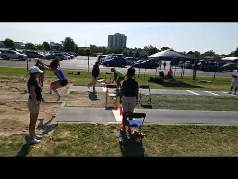2019 USATF Region 7 Championship - 11/12 Girls LJ(Simone 5th Jump)