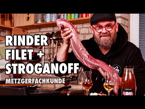 Beef fillet explained + recipe Filet Stroganoff 🥩 Butcher Meat Science