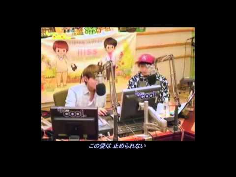 120329 Sukira Ryeowook singing 들리나요/聞こえますか(字幕)
