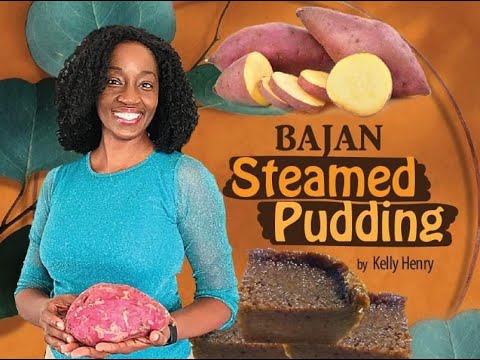 How to make BAJAN STEAMED PUDDING (BLACK PUDDING) by Kelly Henry. Traditional Bajan recipe