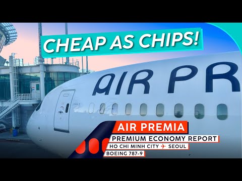 AIR PREMIA 787-9 Premium Economy 🇻🇳⇢🇰🇷【4K Trip Report Ho Chi Minh City to Seoul】SOO Cheap!