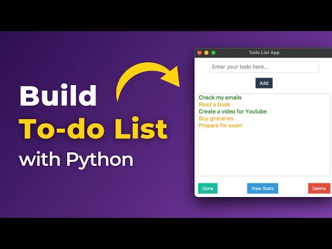 Building a To-Do List App with Python & Tkinter | Tutorial