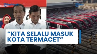 Alasan Jokowi Bangun LRT di Jabodebek: Kita Selalu Masuk 10 Besar Kota Termacet di Dunia