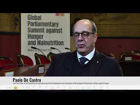 Paolo De Castro, Coordinator European Parliamentary Alliance against Hunger
