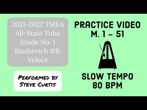 Blazhevich 8 Practice Video 1 - Slow Tempo: M. 1-51