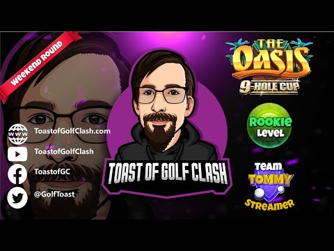 Oasis 9-hole cup: 2 x ROOKIE final round with Blair Toast (-13) & Bill Purchase (-16)