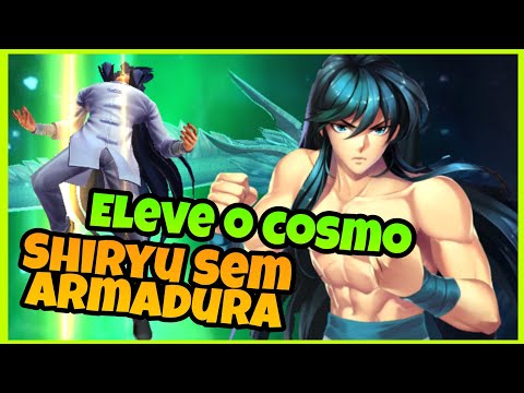 Shiryu Sem Armadura Buffado X lvl 80 Mitando no Dano - Saint Seiya Awakening