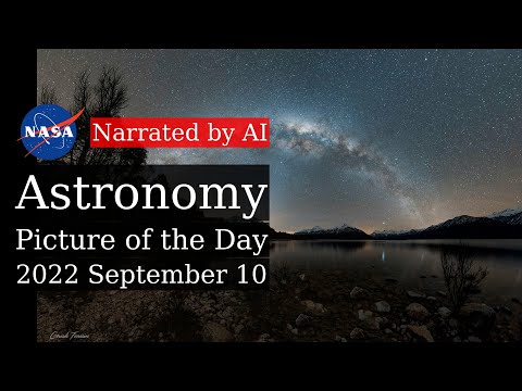 APOD: 2022-09-10 - Galaxy by the Lake (Narrated by Emma)
