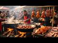 Insane Traditional Chinese Market! Roasted Beef Head, Rice Dates & Live Pets - Crazy Cheap!