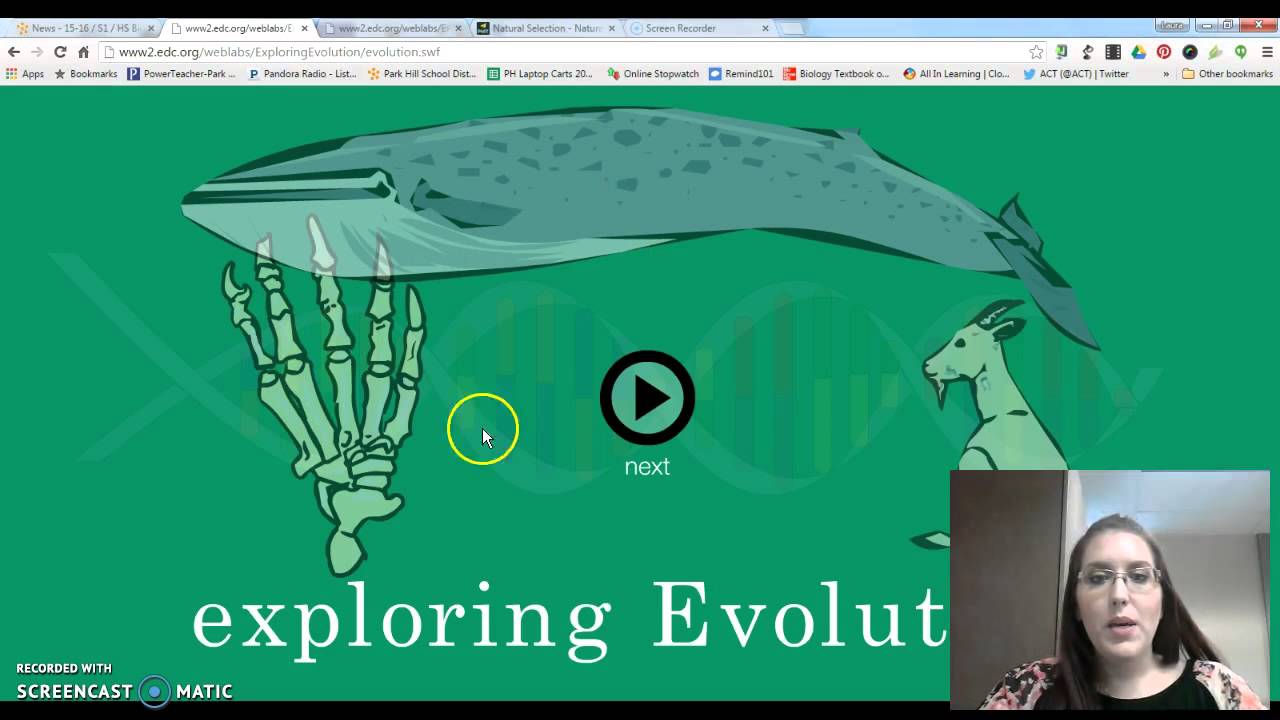 Evolution Webquest Instruction Video