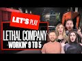 Let's Play LETHAL COMPANY - FULL 4 PLAYER HORROR CO OP! Lethal Company Co-op Horror Game Playthrough