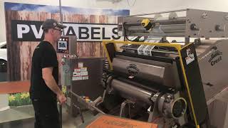 PV Label adds their 2nd Crest - Crest 32x47 Foil Stamper added to thei