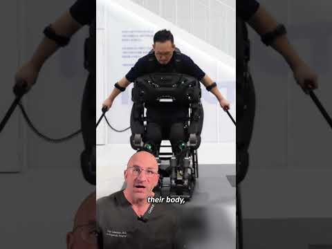 Robotic Walking Suit Revolutionizing Mobility 🦿 #shorts