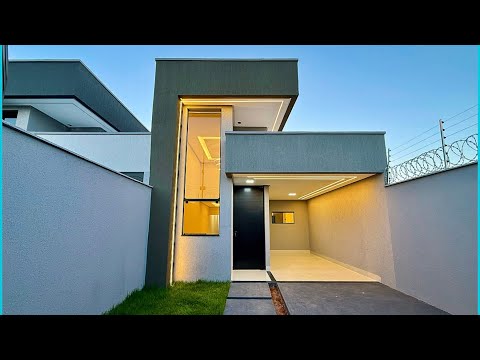 PROJETO EM LOTE 6X35! 3Q | ÁREA GOURMET E QUINTAL! APARECIDA DE GOIÂNIA! R$ 470.000,00