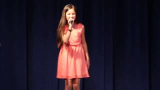 Olivia singing at the BGC Idols Semi-Finals 2013