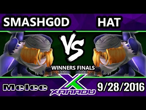S@X 169 - SmashG0D (Sheik, DK)  Vs. Hat (Sheik) SSBM Winners Finals - Smash Melee