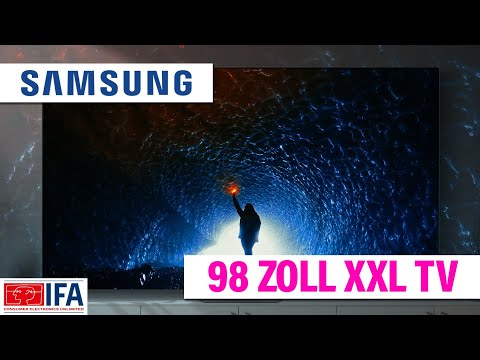 98 Zoll XXL-TV von Samsung: Q80C 4K QLED TV mit 2.50 Meter Diagonale auf der IFA 2023