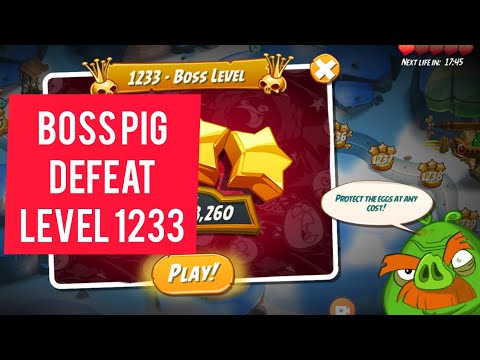Angry Birds 2 Ab2 Level 1233 Boss Pig Defeat #angrybirds2