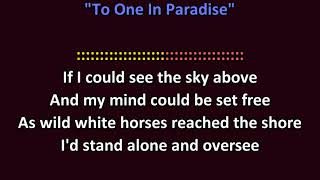 Alan Parsons Project - To One In Paradise