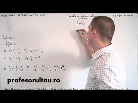 ecuatii numere rationale probleme rezolvate - profesorultau.ro