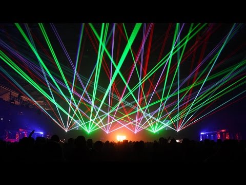Lasershow - WinterBeats, Ingolstadt 2015