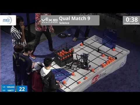 VEX Worlds 2016 - VEXIQ Middle School - Science - Qual 9 (10543D 10977) 131