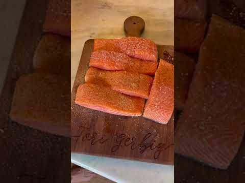 Air fryer salmon 2 ways