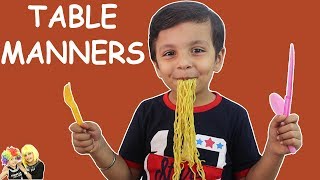 TABLE MANNERS FOR KIDS | EATING HABITS | FOOD HABITS | Vegetable Video