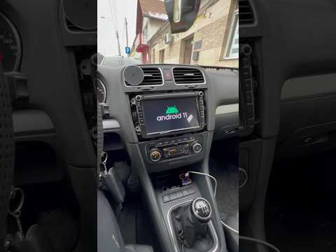 Install Volkswagen golf 6 android radio gps, CarPlay 4gb ram #android #gps #radio #carplay #vw