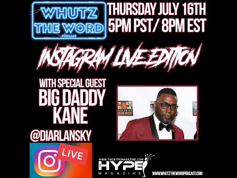 Diar Lansky Interviews Big Daddy Kane On Instagram Live.