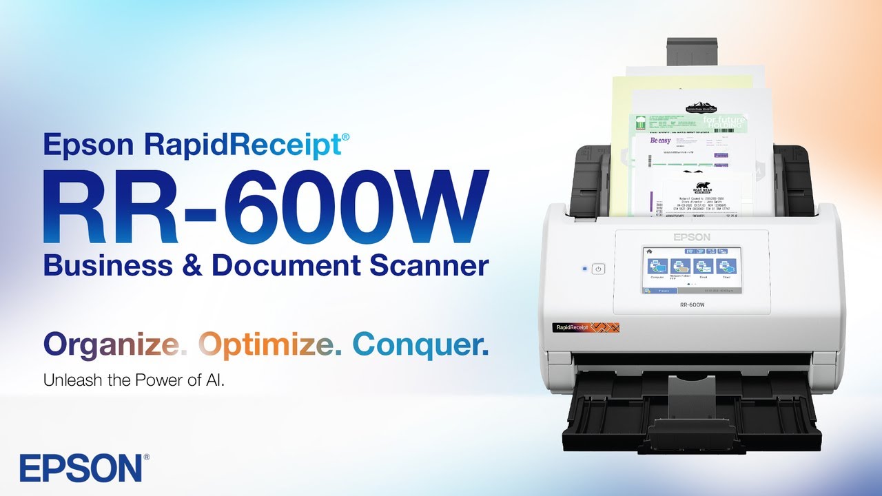 Epson RapidReceipt RR-600W | Business Document Scanner