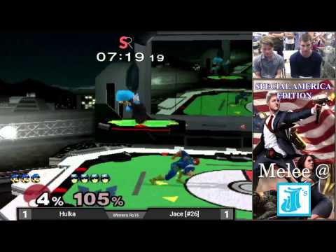 Melee at JJ's #22 - Hulka (Luigi) vs. Jace (Falcon) - Winners Ro16
