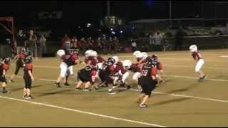 preview picture of video 'Big time youth football in alabama west mobile bucs vs ums bulldogs 2012 9yr olds'