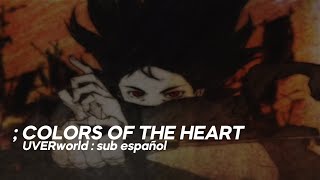 colors of the heart ; UVERworld - rōmaji ン sub español ; blood+ OP3
