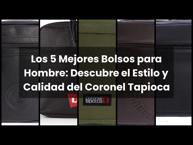 Vídeo relacionado con Coronel Tapioca Mochilas Hombre Mochila Hombre para trabajo, viaje, diario, escolar y escolares - 20L de Capacidad, Kaki