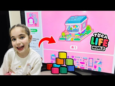 TOCA LİFE YENİ EV SATIN ALDIK !! EVE YENİ EŞYA DÜZENİ YAPALIM !! Gökkuşağı evi !!