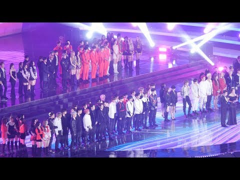 181225 블랙핑크(BLACKPINK),방탄소년단(BTS),엑소(EXO),레드벨벳(Red Velvet),트와이스(TWICE) 전출연진 오프닝 [4K] 직캠(가요대전)by Mera