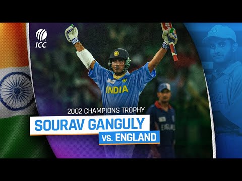 Ganguly’s stunning 117* v England | 2002 Champions Trophy