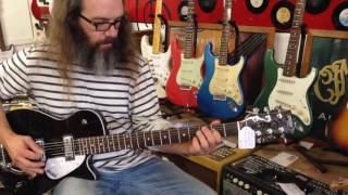 Video thumbnail for Gretsch G5265 Jet Baritone Black Sparkle by BlackDotArmidale