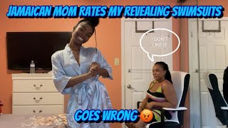 Download lagu MY STRICT JAMAICAN MOM RATES MY REVEALING SWIMSUITS || SHEIN || GOES WRONG mp3