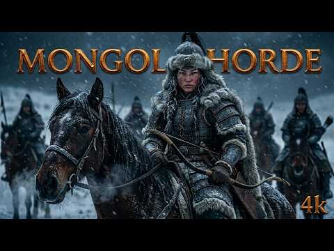 Epic Mongolian War Music & Throat Singing | Dark Folk Metal Soundtrack (4K)