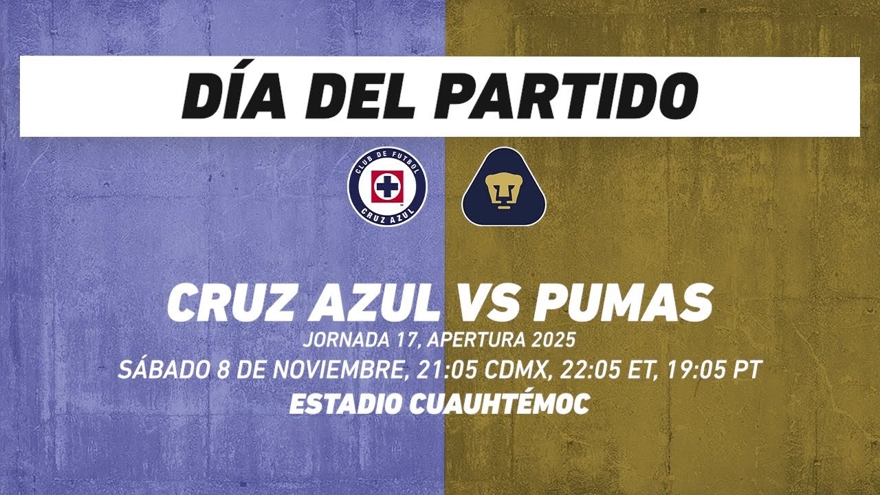 Cruz Azul vs Pumas, frente a frente: Liga MX