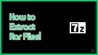 How to extract RAR files and other files(7-ZIP)