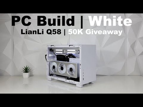 Gaming PC Build White | Giveaway | LianLi Q58 | T-Force XTREEM | Z590I Vision D | RTX 3060