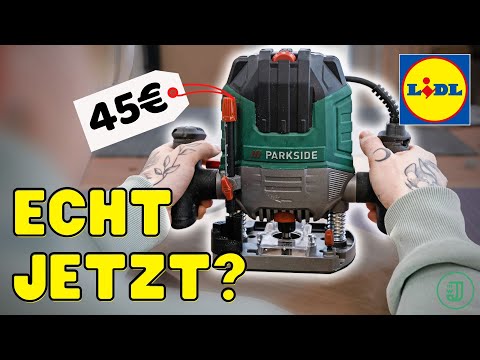 OBERFRÄSE vom PARKSIDE für 45 EURO? Damit hab ich nicht gerechnet... | Jonas Winkler
